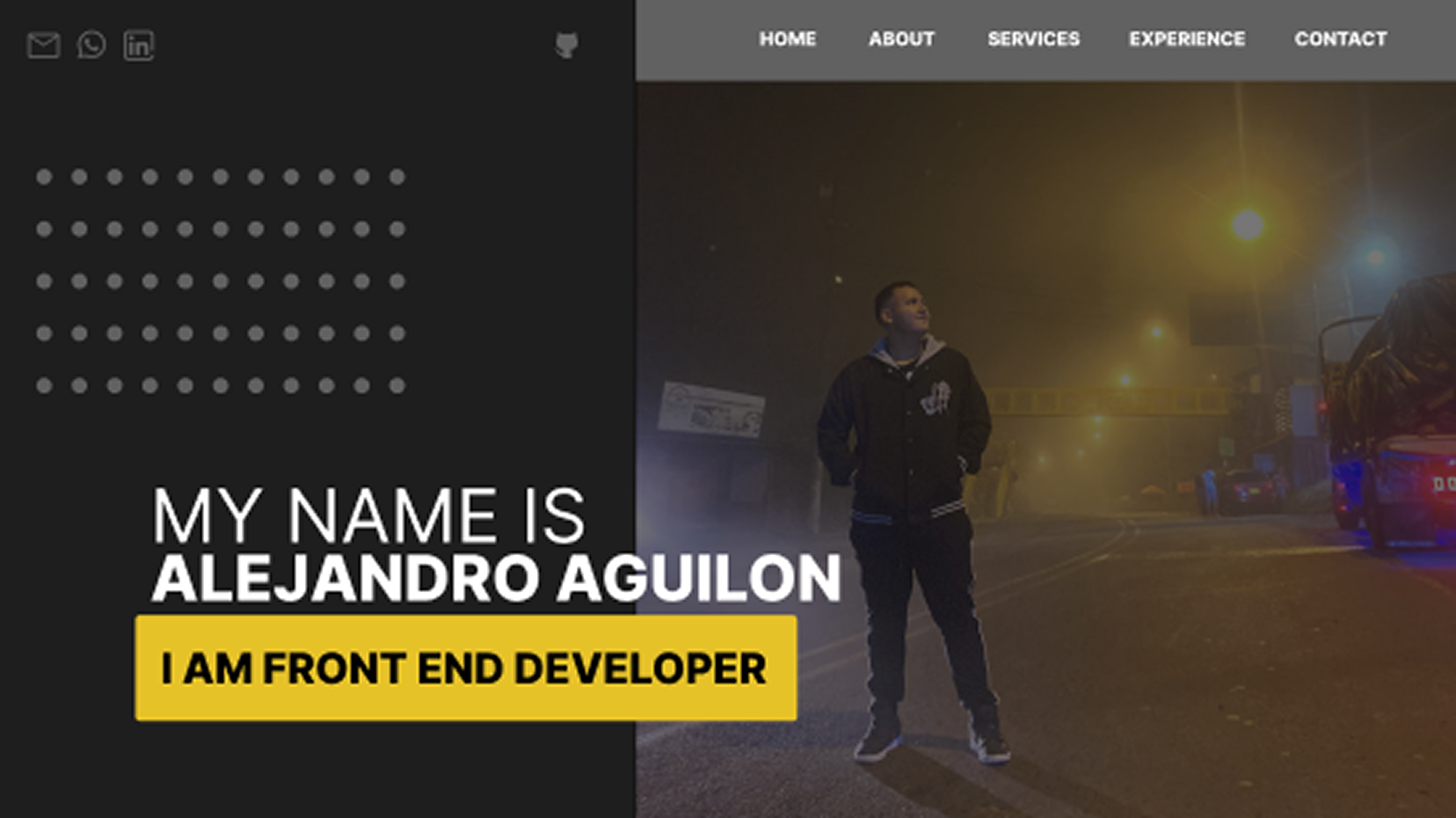 Vista previa del proyecto My Portfolio - Alejandro Aguilon Buitrago